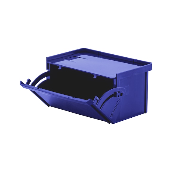 W-KLT 2.0 Kleinstbeh&auml;lter XS - W-KLT2.0-XS-SIDE-BLAU(RAL5022)-73X111X59