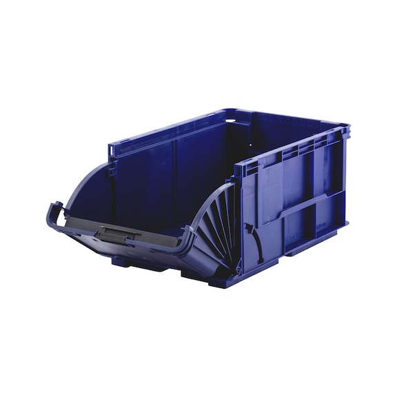 Storage box W-KLT 2.0 - W-KLT2.0-3215-BLUE(RAL5022)300X200X150MM