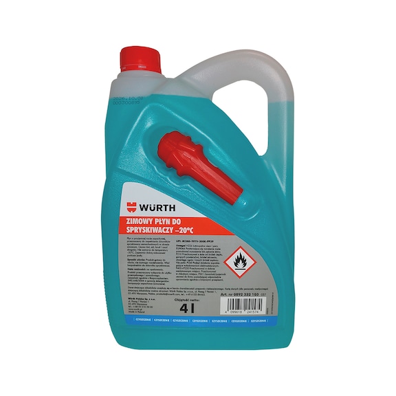 Ready-to-use winter washer fluid -20&nbsp;&deg;C - WSCRNCLNR-ANTIFREZ -20DGR-4LTR