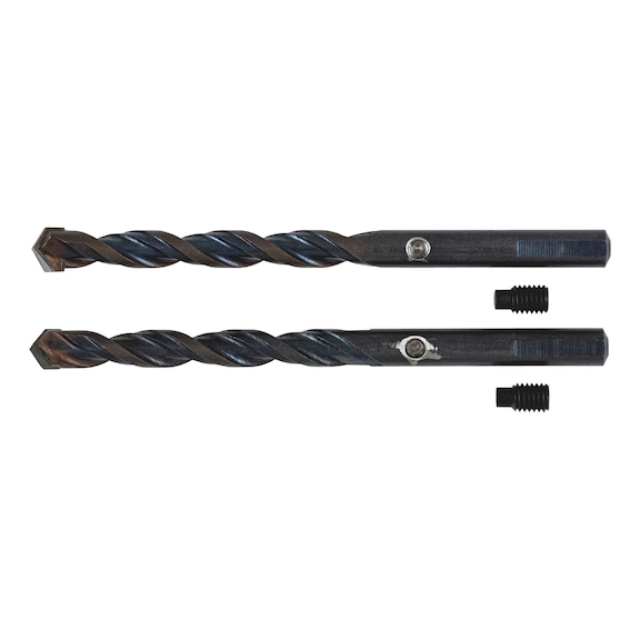 Multicut centre drill bit with set screw - DRL-CENT-HOSAW-MULTICUT-THRDPIN-D10-L150