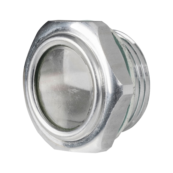 Oil sight - OILLEVLINDIC-VISU-ALU-BSP-1IN