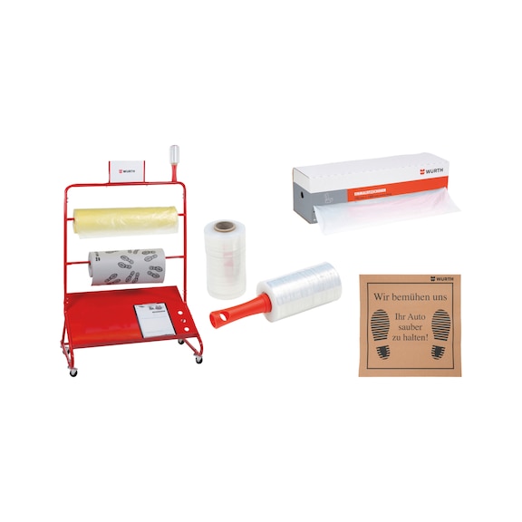 Vehicle interior protection set 4 pcs - SET-CLNR-VEH-IN-4PCS