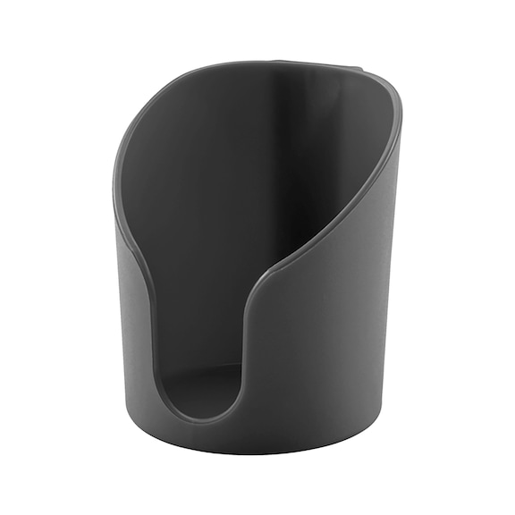 Cup holder - CPHOLD-PLA-BLACK-CLOSED-D100MM