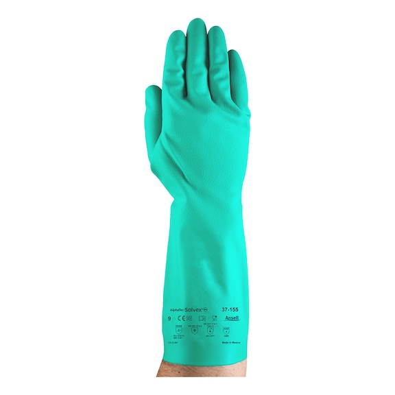 Chemical prot. glove Ansell AlphaTec Solvex 37-155 - PROTGLOV-ANSELL-SOLVEX-37-155-SZ8