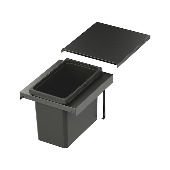 Systèmes de recyclage VS ENVI Flex et VS ENVI Flex Pro - POUBELLE ENVIFLEX 400-1-22L-GRIS LAVE