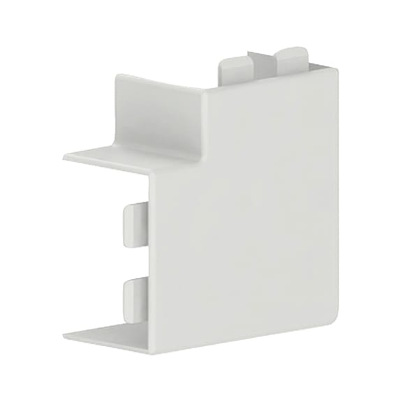 Flat square for LFK cable routing conduit - FLSQUAR-(F.CRC-40X60MM)-GREY