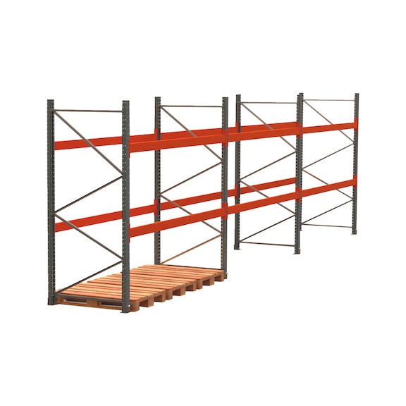 Palettenregal-Set - PALTRGL-SET3-2500X8440X1100MM