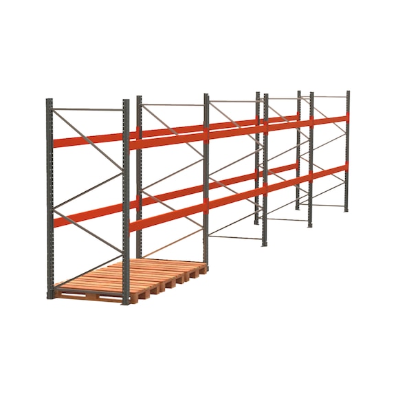 Palettenregal-Set - PALTRGL-SET4-2500X11225X1100MM