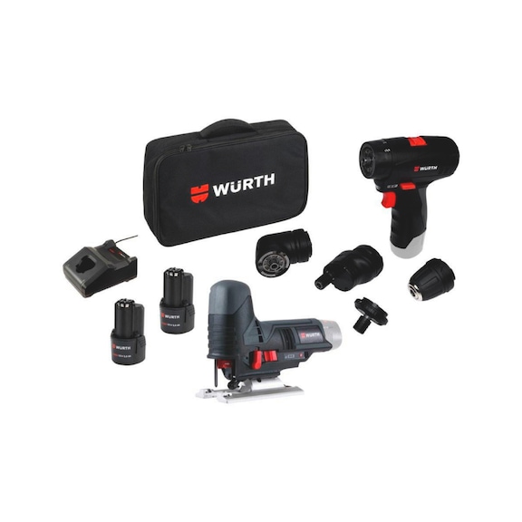 BS 12-A Comboset bestaande uit twee machines - COMBOPAKKET BS 12-A MULTI, STP 12-A