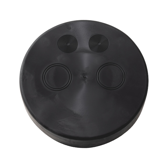 Rubber end cap - ENDCAP-RBR-CORPIP-SST-HP-DN32/DN40X200MM