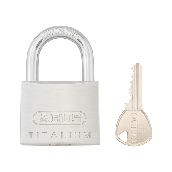 Vorh&auml;ngeschloss TITALIUM<SUP>TM </SUP>64 - VORHAENGSHLO-64-TI-GS1-50MM