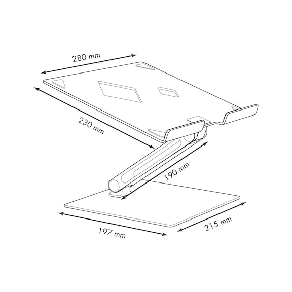 Laptop Stand Sketch