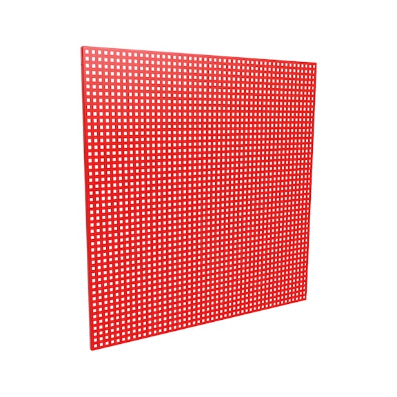 Værktøjstavle med kroge - VÆRKTØJSTAVLE M. 25 KROGE 95X95 CM RØD