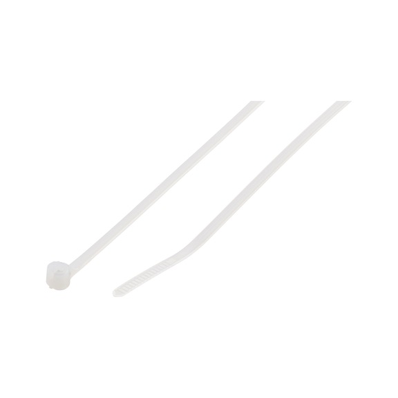 KBL MZ cable tie made of polyamide with metal tongue, natural - CBLTIE-METLATCH-NAT-2,3X92MM