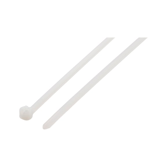 KBL MZ cable tie made of polyamide with metal tongue, natural - CBLTIE-METLATCH-NAT-4,8X361MM