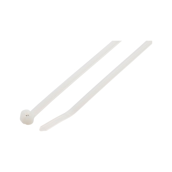 KBL MZ cable tie made of polyamide with metal tongue, natural - CBLTIE-METLATCH-NAT-4,8X290MM