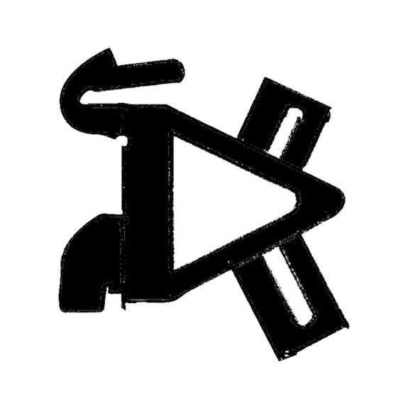 Toppeholder - TOPHOLDER PLAST 3/8-1/2 SORT