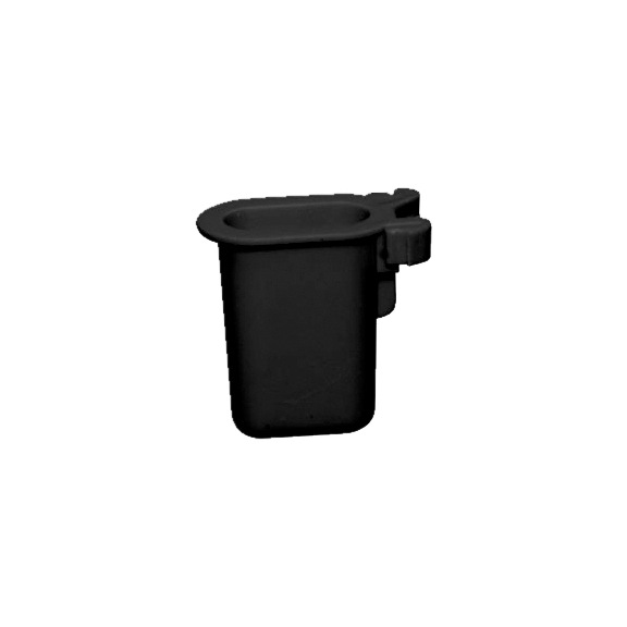 Værktøjsholder til små dele - VÆRKTØJSHOLDER OVAL 18X38X60MM SORT