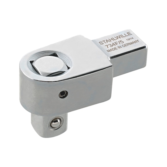 Square plug-in torque wrench head Stahlwille 734F