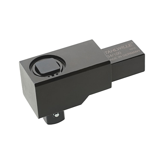 Tête de clé dynamométrique enfichable, carré Stahlwille 734/100 - RTCHT-STAHLWILE-PLGIN4PT-58240100-3/4ZO