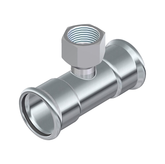 T-St&uuml;ck METALOPRESS - STK-T-22-RP1/2-22-METALOPRESS