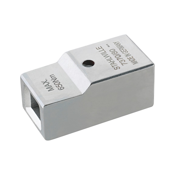 Add-on torque wrench head Stahlwille 7370/80 add-on head adapter - TORQUEADAPTR-STAHLWILE-58290080-14X18MM