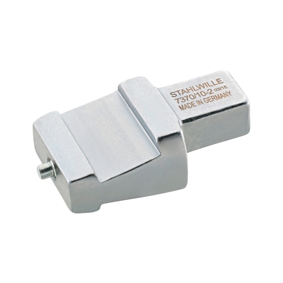 Plug-in torque wrench head Stahlwille 7370/10-2 plug-in adapter - TORQUEADAPTR-STAHLWILE-58290012-9X12MM