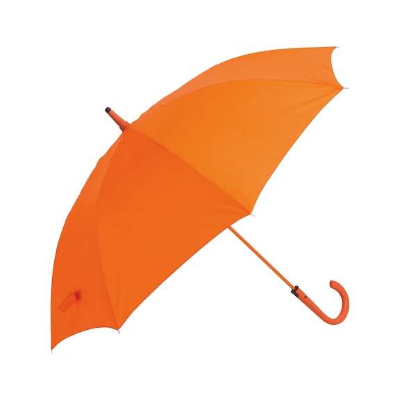 Wooden umbrella - UMBRELLA-PRNT-CANE-ORANGE-1COL-1SEGMENT