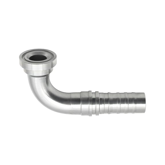 CS sarjan SAE 6000 PSI 90° laippaliitin