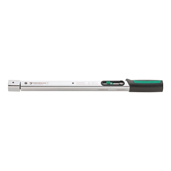 Torque wrench for plug-in torque wrench head Stahlwille MANOSKOP® 730 Quick