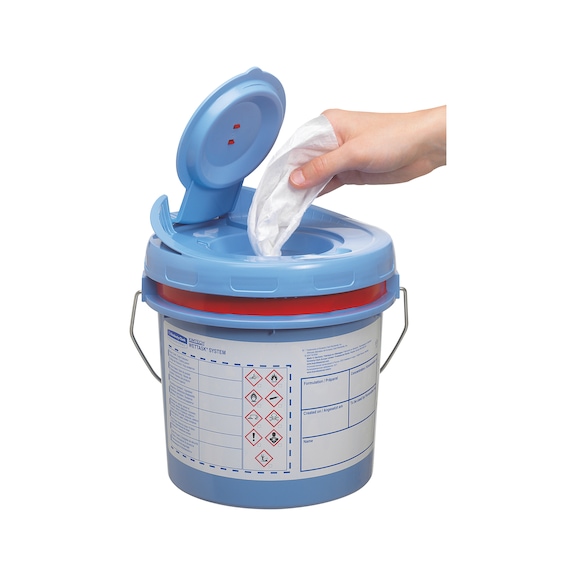 WETTASK Temizlik bezi sistemi - ZB-SPENDEREIMER-KCP-7919-4-EIMER