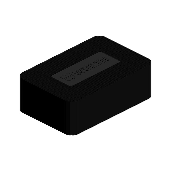 Montageklotz - MNTGKLTZ-PP-SCHWARZ-60X40X20MM