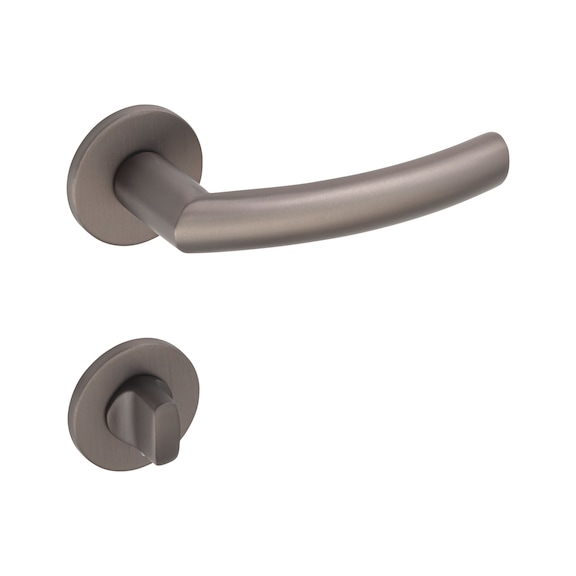 Door handle A 256 - DH-A2-A256-CLICKFIX-ROS-WC-TITAN-SATNFIN