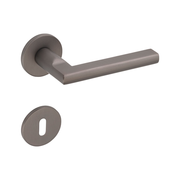 Door handle A 267 - DH-A2-A267-CLICKFIX-ROS-KH-TITAN-SATNFIN