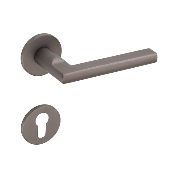 Door handle A 267 - DH-A2-A267-CLICKFIX-ROS-KH-TITAN-SATNFIN