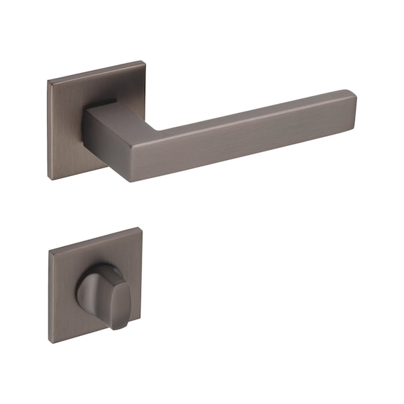 Door handle A 275 - DH-A2-A275-CLICKFIX-ROS-WC-TITAN-SATNFIN