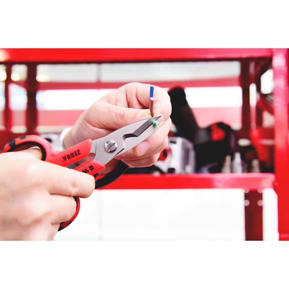 Buy Electrician's scissors hgs w notch 2C+fbrglss hndl online | WÜRTH