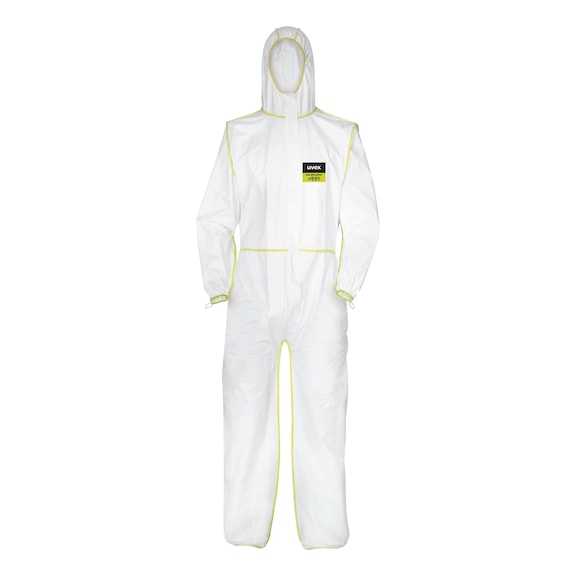 Disposable protective suit Uvex 5/6 comfort 9877 - OVERALL-UVEX-TYP5-6-98710-WHITE-S