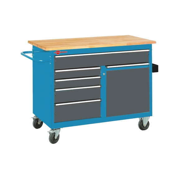 MW mobile assembly workbench - WRKSHPTRLY-MW1-RAL5012