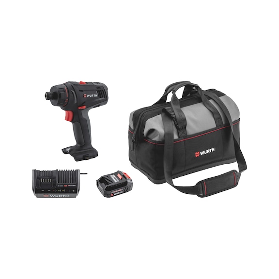 M Cube 12 Volt Akku-Schrauber Set 5-teilig - AS 12-1/4 COMPACT-SET-5-TLG