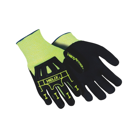 Knitted protective gloves with coating Uvex HexArmor® Helix® 3000 - GLOVE-UVEX-HELIX-3000-60662-SZ7
