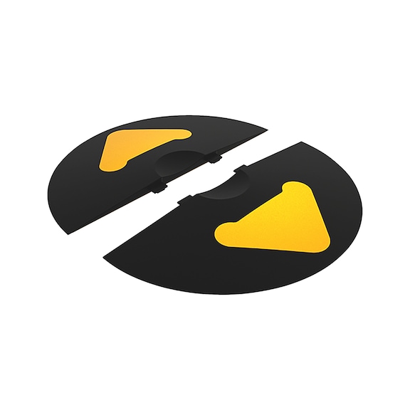 End cap for parking rail