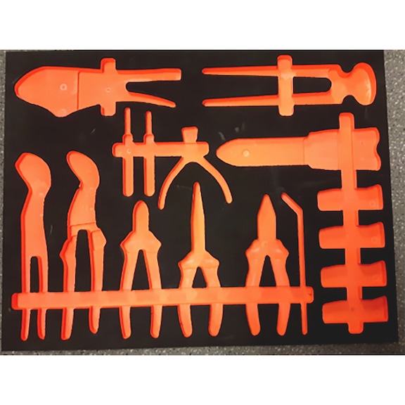 El aleti ürün gamı için boş çanta iç süngeri