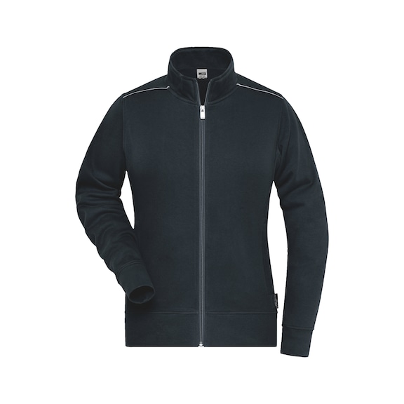 Work jacket Daiber JN893 women's workwear sweat jacket - SOLID