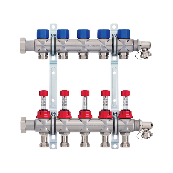 PRINETO heat circuit distrib. w. Regolux Memory VA - DISTR-PRINETO-HK-5WAY-(REGOL.MEMORY.VA)