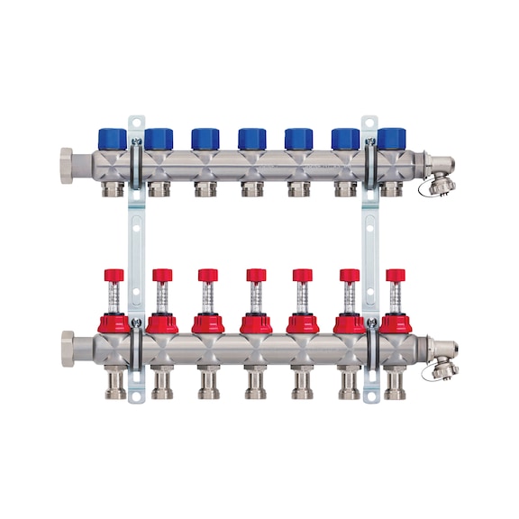 PRINETO heat circuit distrib. w. Regolux Memory VA - DISTR-PRINETO-HK-7WAY-(REGOL.MEMORY.VA)