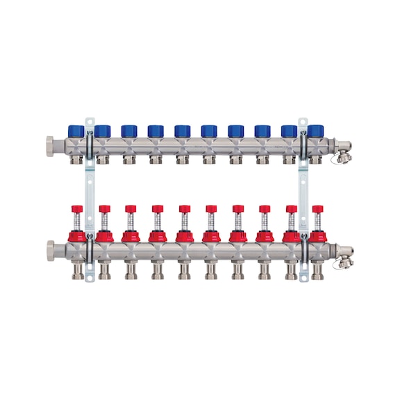 PRINETO heating circuit distributor with Regolux Memory VA - DISTR-PRINETO-HK-10WAY-(REGOL.MEMORY.VA)