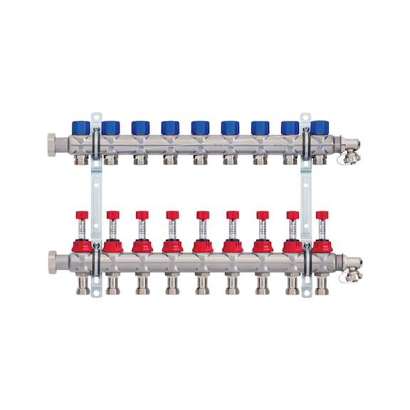 PRINETO heating circuit distributor with Regolux Memory VA - DISTR-PRINETO-HK-9WAY-(REGOL.MEMORY.VA)