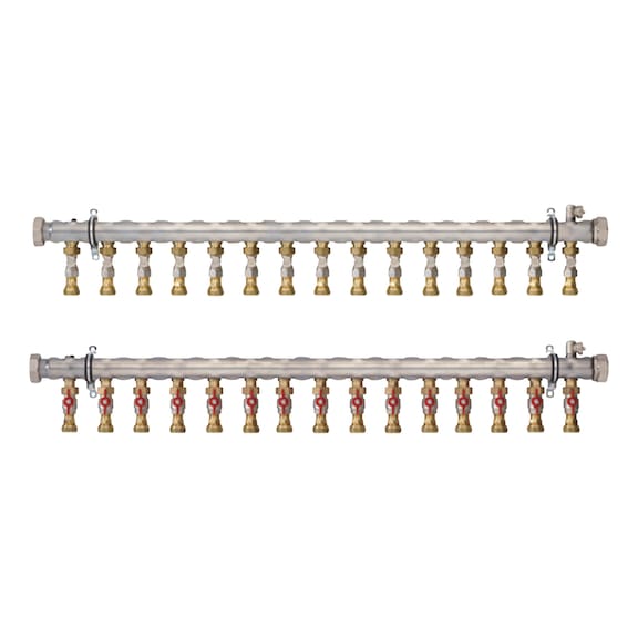 PRINETO Industrieverteiler mit Regulierventil - PRINETO INDUSTRIEVERTEILER 2 15-FACH MI