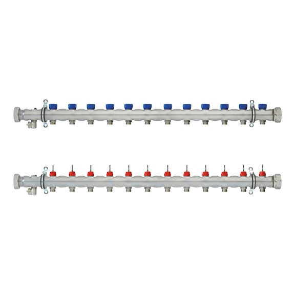 PRINETO Industrieverteiler mit Flowmeter - PRINETO INDUSTRIEVERTEILER 2 12-FACH MI